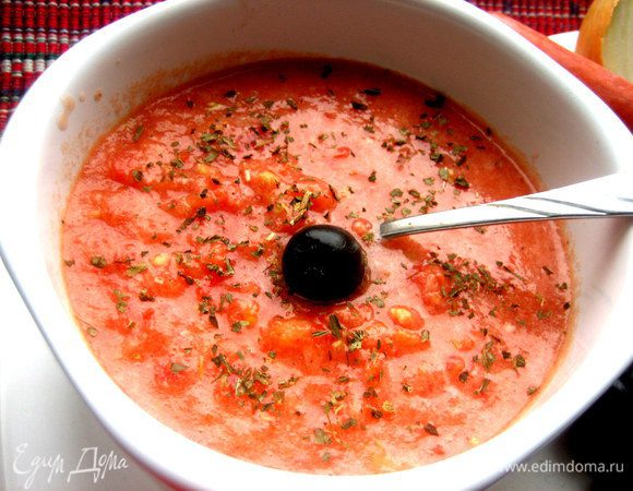 Подавать в пиалочке. Можно посыпать базиликом или др. зеленью.