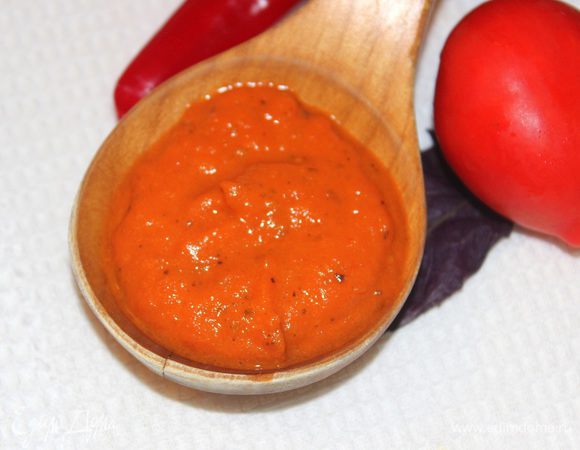 Ну очень вкусный соус! Приятного аппетита!