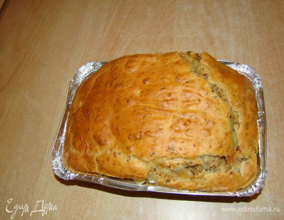 Выпекать в смазанной маслом форме около 50 минут при 175"С