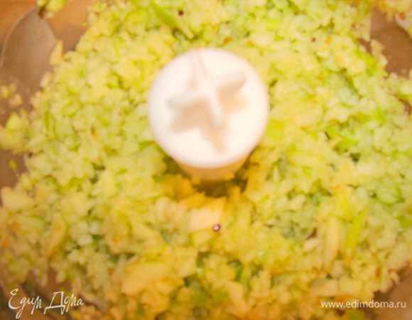 Так же измельчить в блендере.