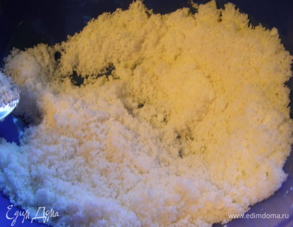 Для посыпки смешиваем все составляющие. 

