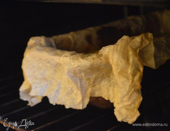 Выпекать на максимуме еще 10 минут (у меня 220 гр).