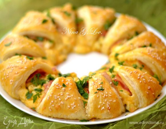 Готовый пирог.