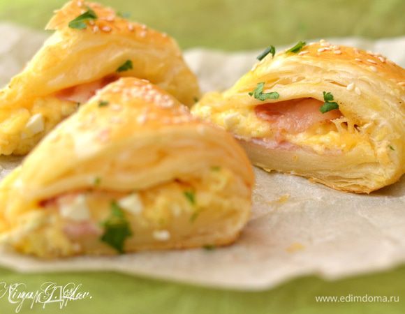 Нарезать на порции и приятного аппетита!