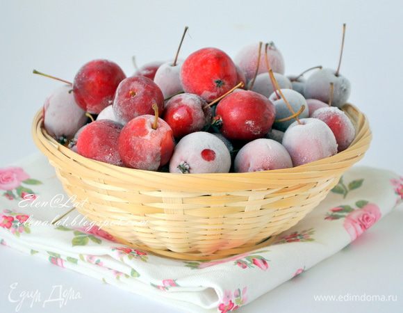 А вот замороженные яблочки!!!