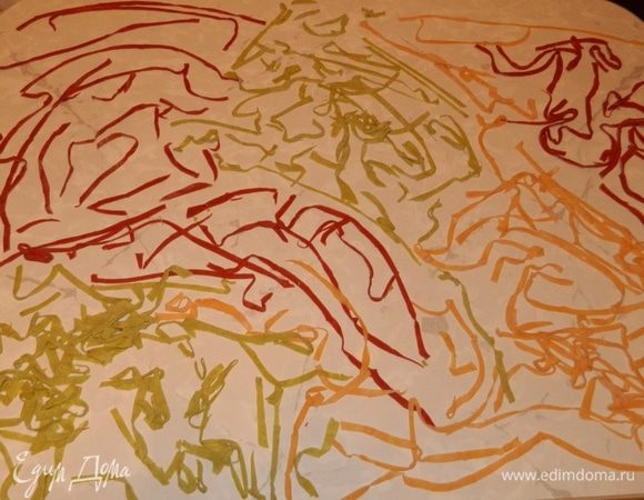 и оставляем на столе, чтобы немного подсохли (минут 5)