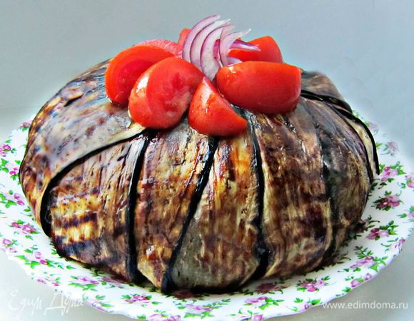 Вынуть из духовки, перевернуть на тарелку и снять форму. Приятного аппетита!