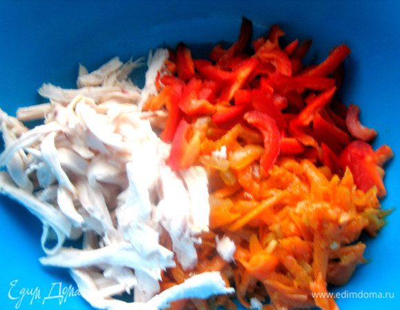 Добавить в миску.