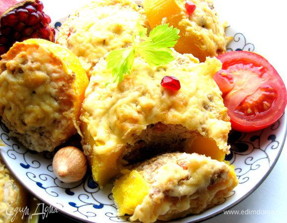 Нежное блюдо под сырной крышечкой готово!!!