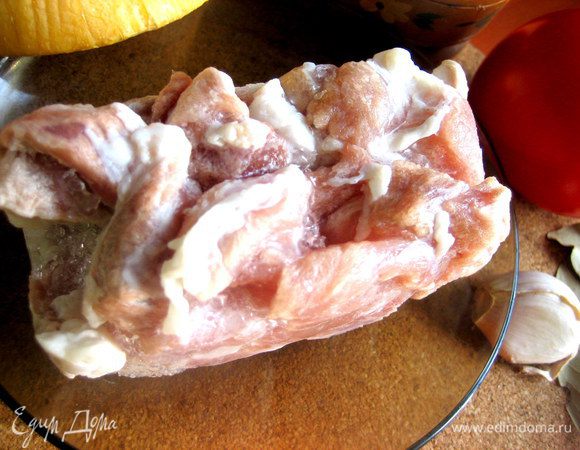 Из мяса у меня были замороженные кусочки свинины для гуляша...,отлично подходят для супа!