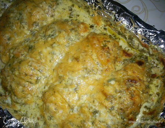 Запекаем в разогретой до 180 градусов духовке примерно 40 минут. Следите, чтоб сыр не подгорел.