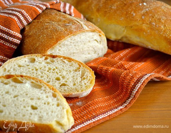 На днях пекла чиабатту с оливками от Туси!.... Правда, я ее сделала пока без оливок..., ))))) но, обязательно буду еще печь хлеб по этому рецепту, так что еще и с оливками попробую!!! Очень рекомендую всем - великолепный результат!!!