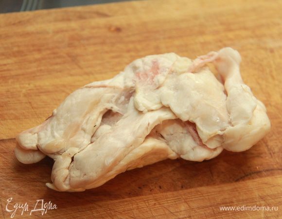 Понадобится внутреннее свиное сало (40-граммовый кусочек).