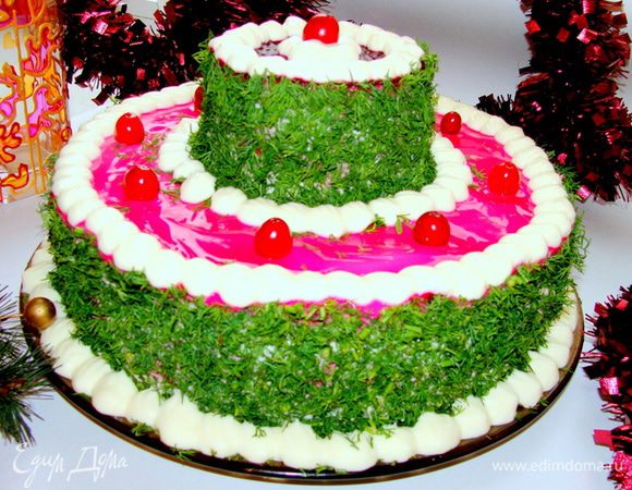 Украсить капельками майонеза при помощи рукава