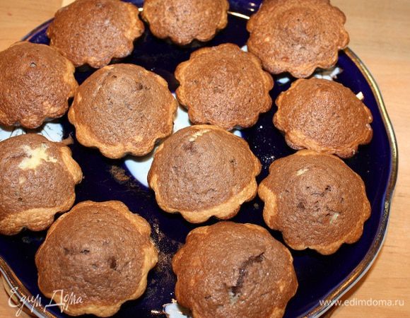 Дать кексам полностью остыть.