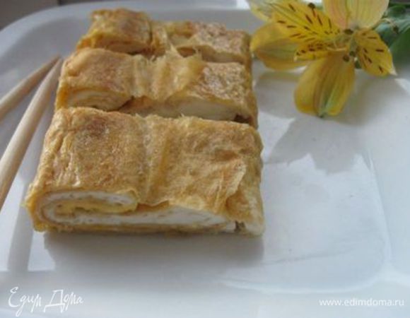 Нарезать на кусочки 1,5 – 2 см. и подать. 
Приятного аппетита!
