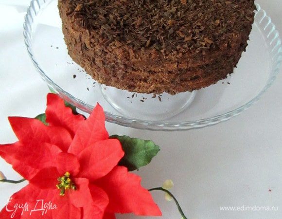 Поставить в холодильник на 2-3 часа.
Покрыть растопленным шоколадом.
