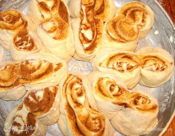 И так все рулетики. Получится своеобразный цветок.