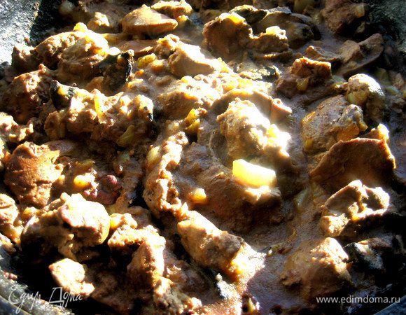 Потушить всё вместе...