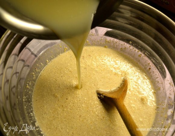 Добавить разведенный в молоке желатин.