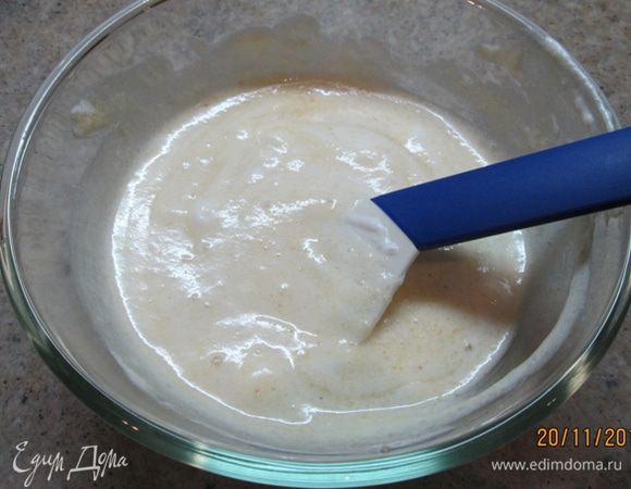 Соединить с манговым пюре.