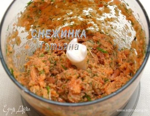 Измельчаем до кремообразного состояния.