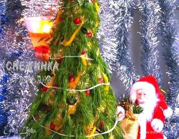 Всё! Вкусная Новогодняя ёлка готова стать украшением праздничного стола!