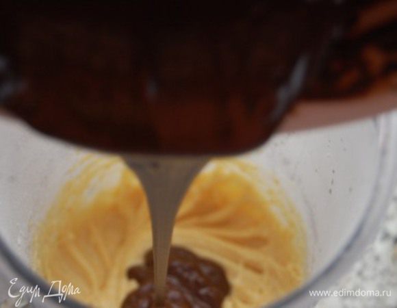 + растопленный шоколад.
