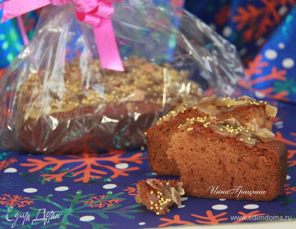 Сверху пряник можно украсить ещё кондитерской посыпкой. Пряник имеет чудесный аромат - запах Рождества! Приятного чаепития!