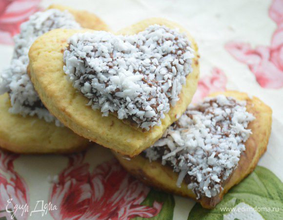 Остудить. Серединку заполнить шоколадной пастой.