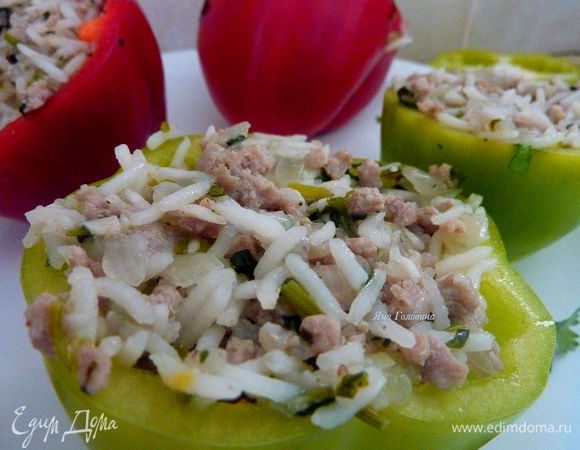 Наполнить фаршем. 