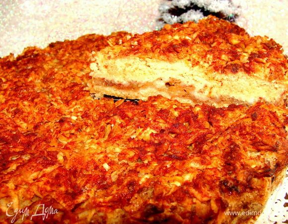 Пирог получается самый настоящий, как из теста! Полюбуйтесь на разрез! он пропечен и он песочный!