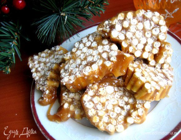 Получается целая тарелка вкусного печенья из обычной соломки!!