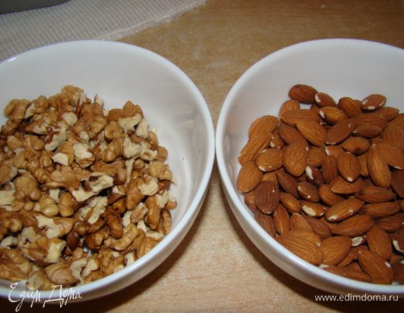 Отмерял орехи, не жарил.