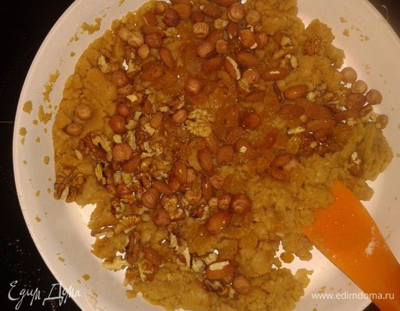 Добавить орехи, изюм, если не сладко, можно добавить сахарной пудры  или  меда. 