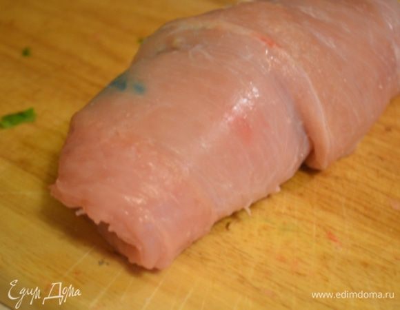 Свернуть в рулетик.