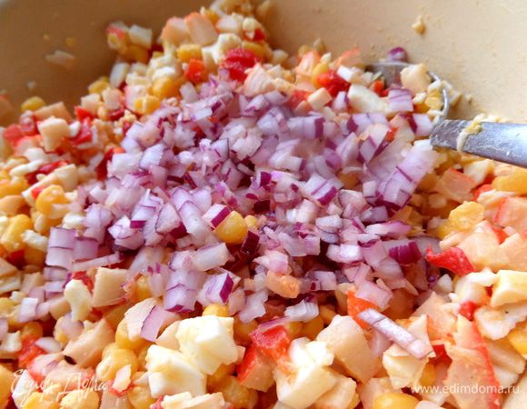 Отправить к салату.