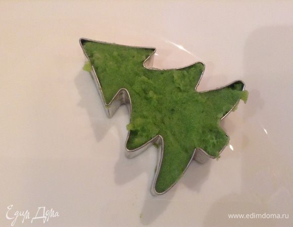 Заполнить пюре.