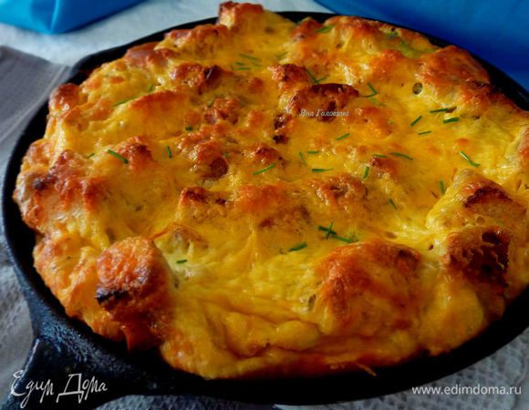 Перед подачей присыпать мелко порезанным луком.
