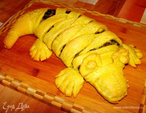 А это после дегустации, вид Крокоша не потерял, просто стал короче)))