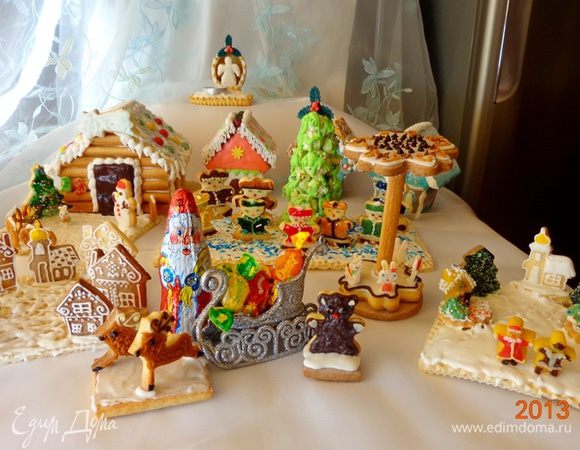 Ну а потом - да здравствует ваша фантазия! И хорошо, если у вас есть техническое образование, потому что начертить шаблон домика для меня было большим испытанием! Но не боги горшки обжигают!