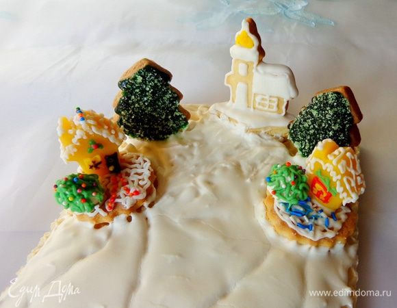 Марципановые домики.