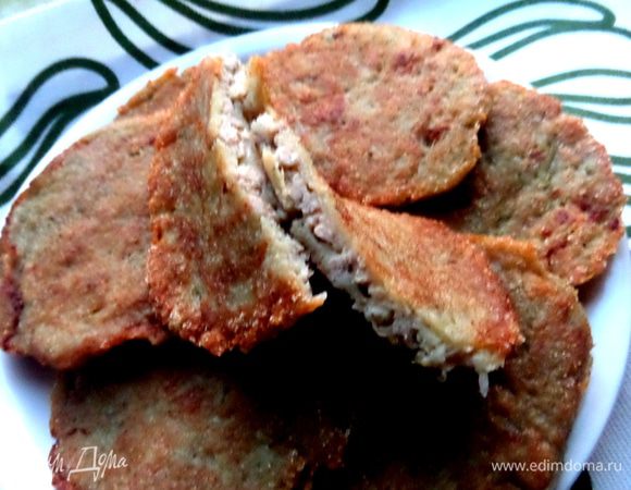 Вот такой разрез у моих драничков)))