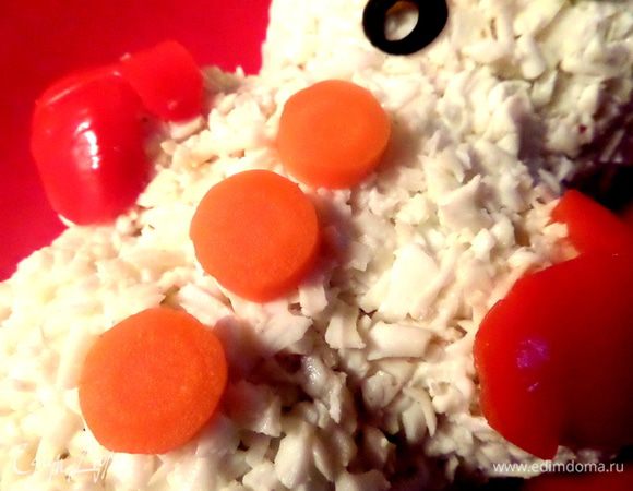 Пуговицы из моркови.