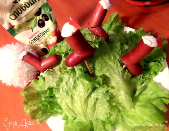 А можно украсить вот такими рождественскими сапожками,про которые расскажу в следующем рецепте!