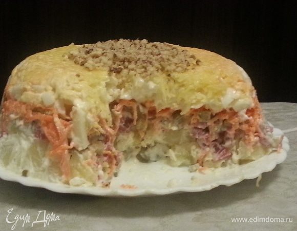 Разрез...если так можно сказать про салат.