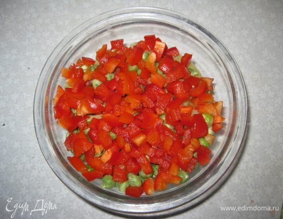 4-й слой: режим красный болгарский перц.

