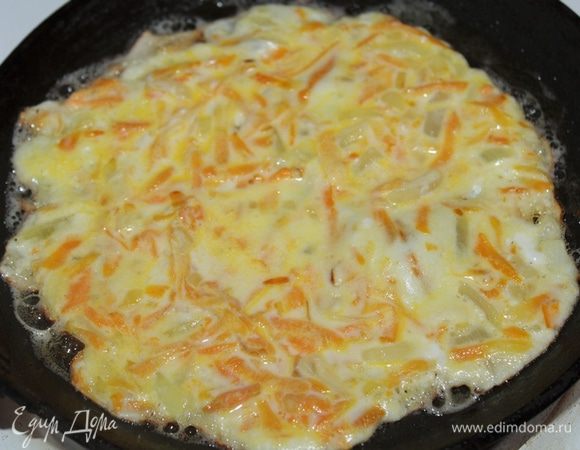 И печем 3 блинчика.