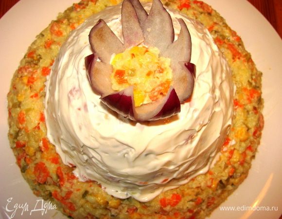 В центре установить "корону".