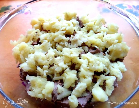 Снова тёртый картофель.